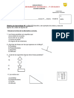 Prueba Rectas Paralelas y Perpendiculares 5° BAS. II SEMESTRE