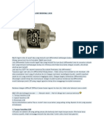 LSD & DIFF LOCK: KERJA, JENIS, KEGUNAAN