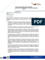 Policia Nacional Sugerencias Vicerrectorado Estatuto Genérico Institutos Públicos