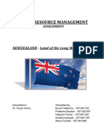 Human Resource Management: NEWZEALAND - Land of The Long White Cloud
