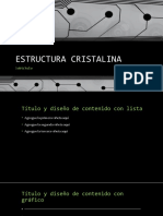 ESTRUCTURA CRISTALINA