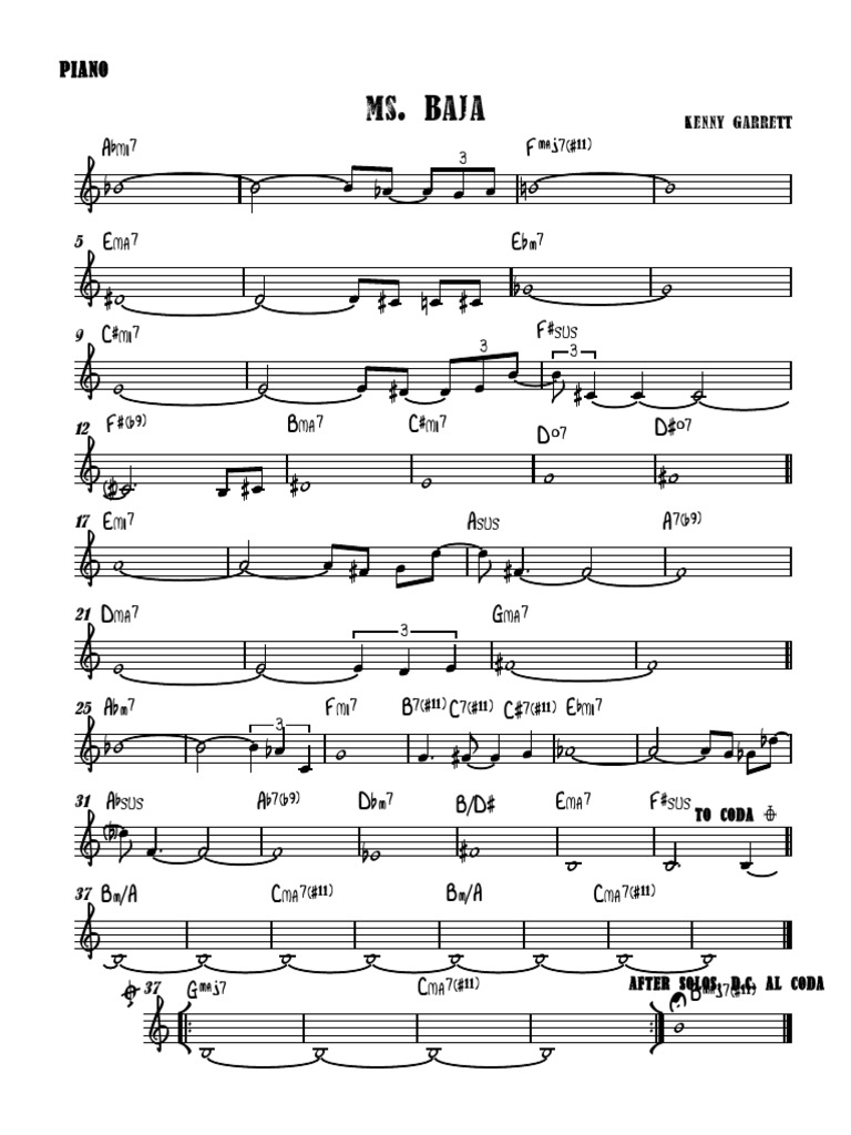 Baja Score | PDF