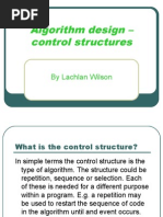 Download Algorithm Design  Control Structures by Ljwilson SN4073869 doc pdf
