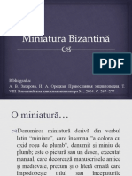 Miniatura Si Fresca Bizantină PDF