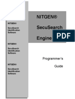 En NITGEN Searching SDK Programmer's Guide DC1-0030B Rev A