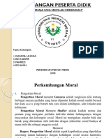 Moral Remaja Usia Sekolah Menengah"