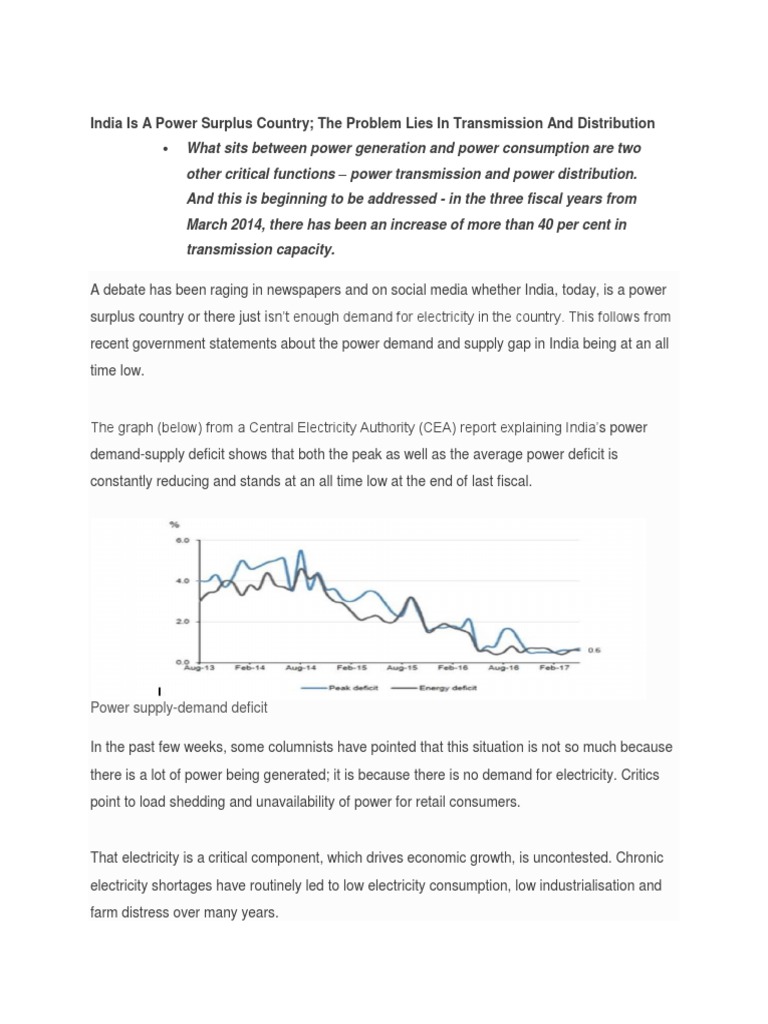 India's Power Transmission Challenge | PDF | Electrical Grid | Smart Grid