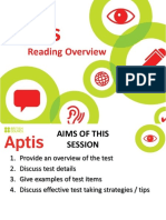 Aptis Reading Guide