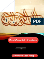 Post Colonial Literature-Semester 3,4