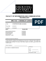 Faculty of Information and Communication Technology: Com-Malay Language 2 Contoh Syair Agama