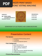 Print Based Electronic Voting Machine: Finger