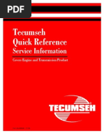 Download Tecumseh Quick Reference by scribdgregv SN40739461 doc pdf