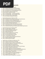 List of Document Id's