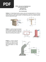 Homework #8: CEE212 - Structural and Solid Mechanics Winter Semester 2014-2015