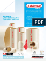 World'S Largest Selling: CPVC Pipes & Fittings