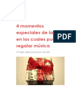 4 Momentos Especiales de La Vida en Los Cuales Puedes Regalar Música