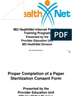 Sterilization Consent