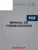 Manual de Fornecedores