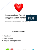 Farmakologi Dan Farmakokinetika Gangguan Sistem Kardiovaskuler PDF