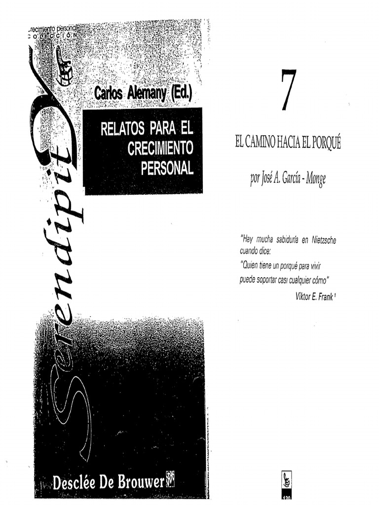 ALEMANY Carlos, Relatos Del Crecimiento Personal PDF