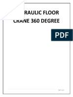 Hydraulic Floor Crane 360 Degree - Project Report
