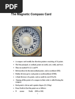 The Magnetic Compass Card