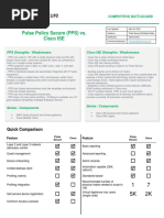 Competitive Battlecard - Pulse PPS vs. Cisco ISE