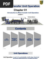 Lecture - 1 Introduction To Mass-Transfer Operation