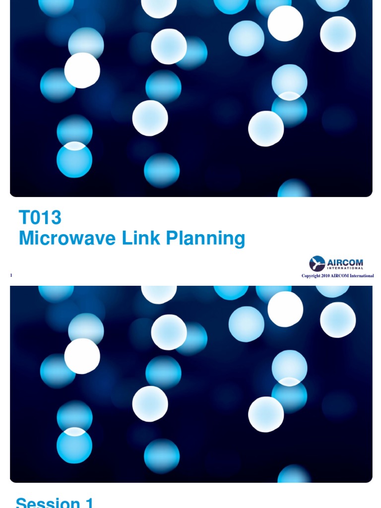 Transmission Planning | PDF | Signal To Noise Ratio | Radio Spectrum