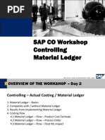 CO Workshop - Material Ledger - 2