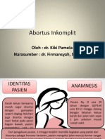 PORTOFOLIO ABORTUS INKOMPLIT