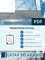 Kebijakan Biaya K3 Konstruksi PDF