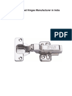 Leading Cabinet Hinges Manufacturer in India