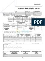 Dye Penetrent Testing Report: Silo-1 (SS-Vertical Stiffeners)