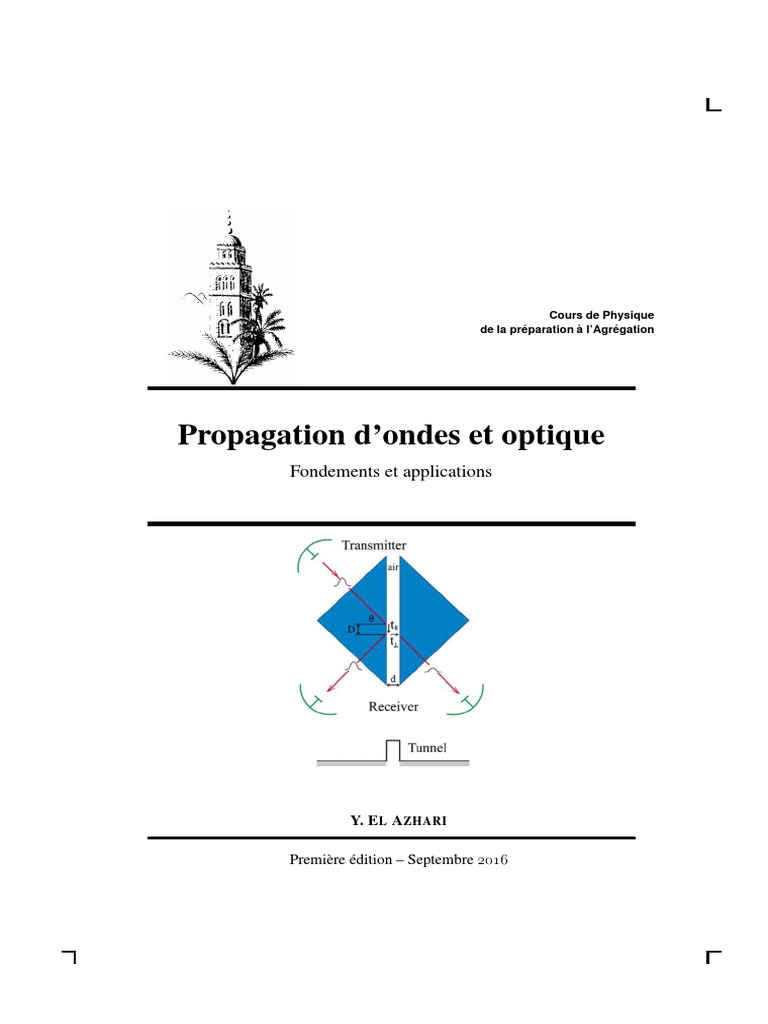 Onde Polarisée Dans Le Plan D incidence Schéma En Perspective Azhari Propagation Et Optique PDF | PDF | Vagues | Fréquence