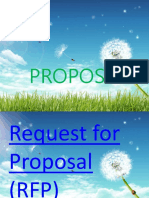Types of Proposal