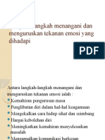 Langkah-Langkah Menangani Dan Menguruskan Tekanan Emosi Yang Dihadapi