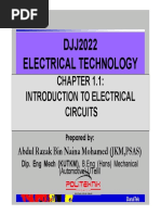 Chapter 1 Intro To Electrical Circuit