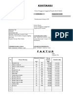 Format Kwitansi Faktur Kosong Terbaru