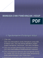 Bab Vi Manusia Dan Pandangan Hidup PDF