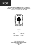 Download Analisis Pengaruh Right Issue Terhadap Dividen Dan Capital Gain  by Nurdiansyah SN40741809 doc pdf