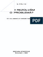 Polya, G. - Cum Rezolvam o Problema - 1965 PDF