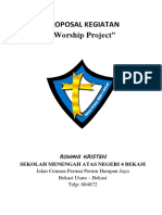 Proposal Kegiatan "Worship Project": Rohani Kristen