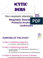 Leukocytic Disorders: Non-Neoplastic Alterations
