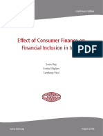 Effect of Consumer Finance PDF