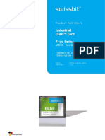 Industrial Cfast Card F-50 Series: Product Fact Sheet