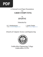 Grid Computing: A National Level Paper Presentation On