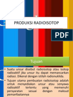 Produksi Radioisotop