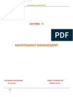 Maintenance Management 5