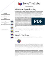 Guide de Speedcubing: Step 1 - The Cross